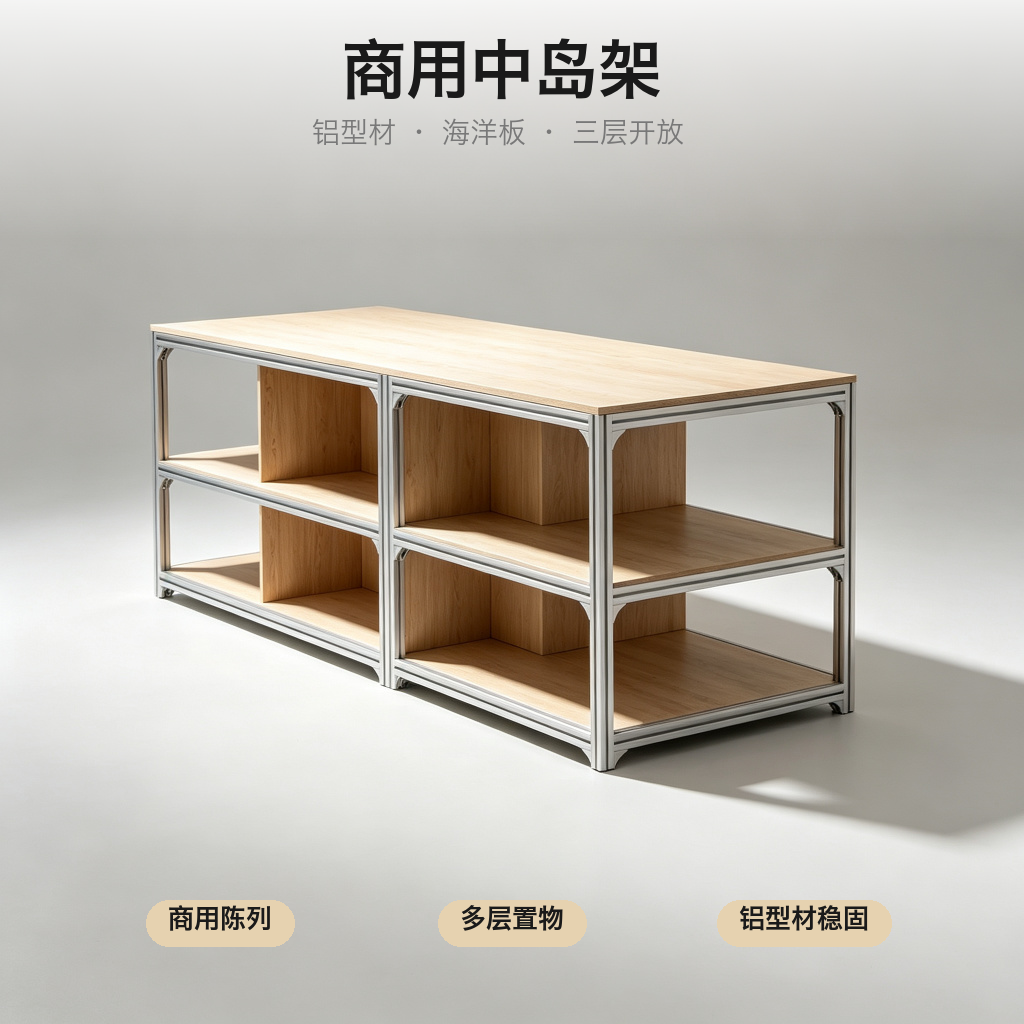 置物架 / 超市玻璃货架 / ID952868137828 - 成图