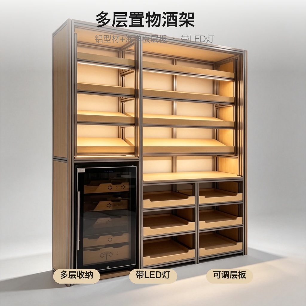 置物架 / 酒架仓储货架 / ID953624725041 - 成图