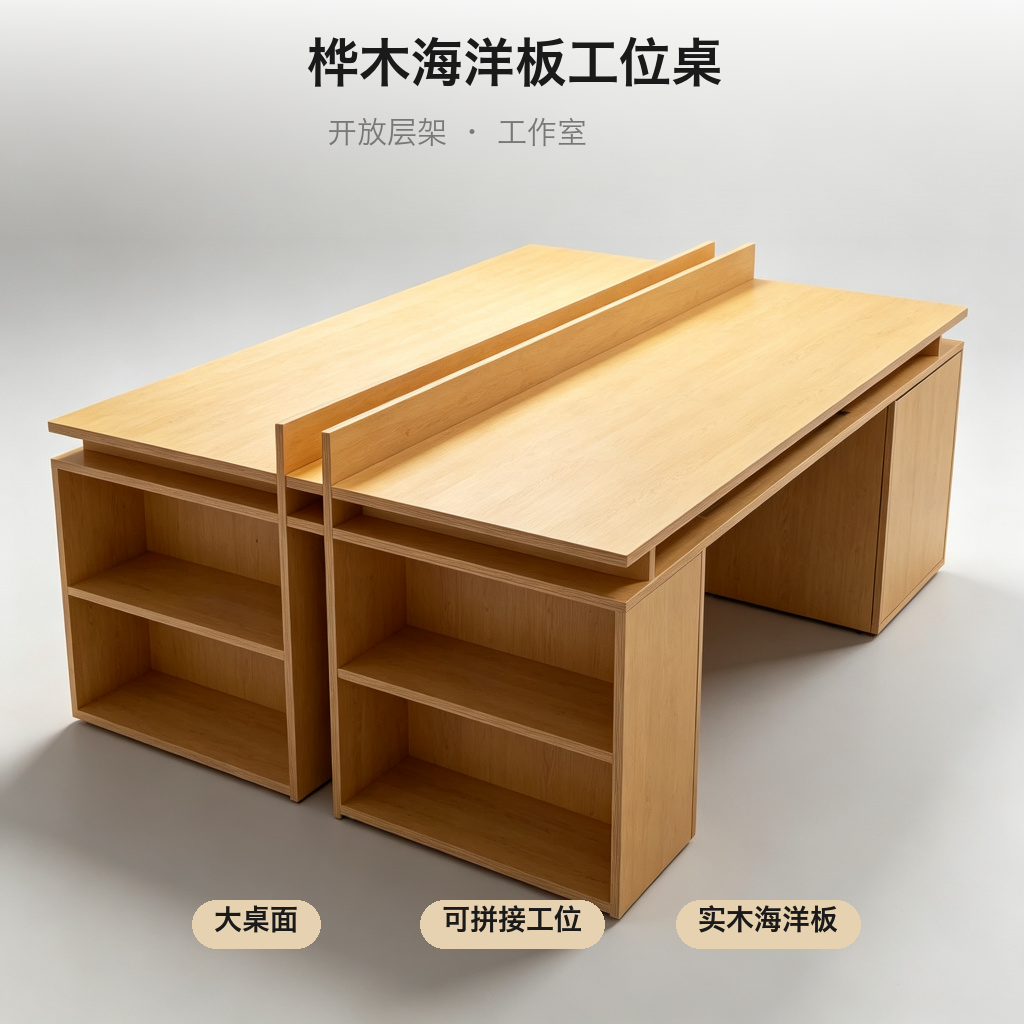 办公桌 / 网红工位桌 / ID951762635744 - 成图