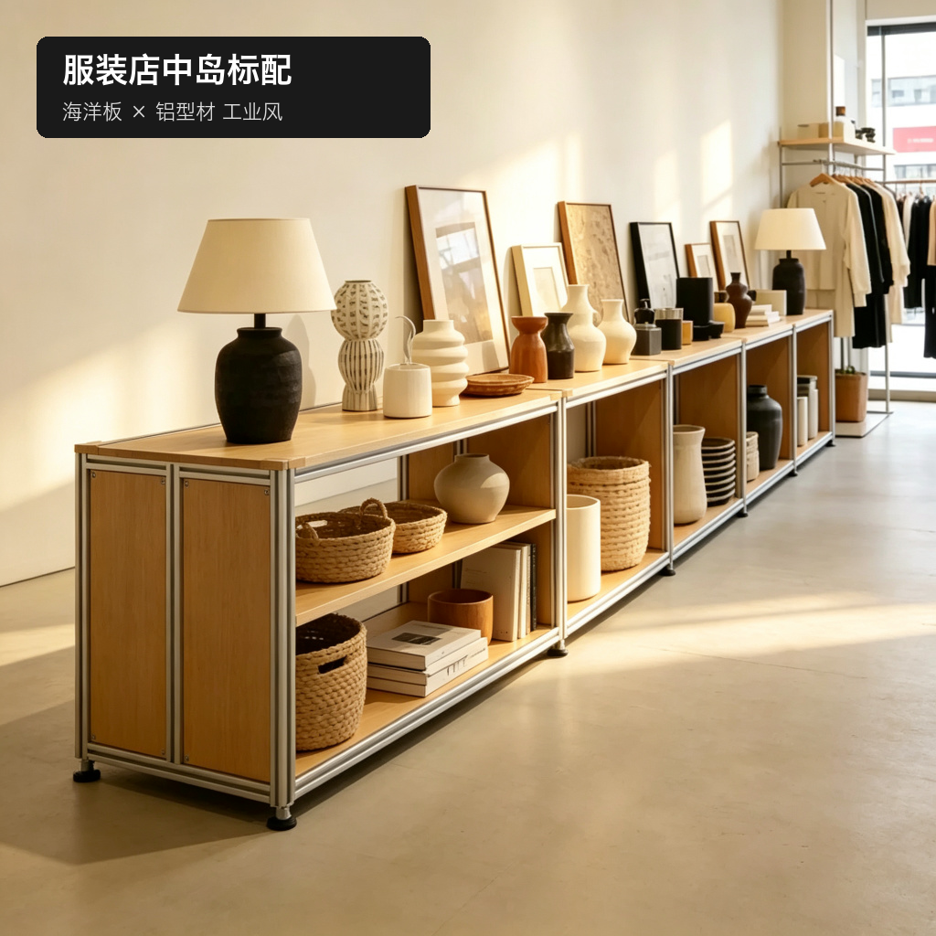 展示架 / 轻现代中岛展台 / ID1050527283085 - 成图