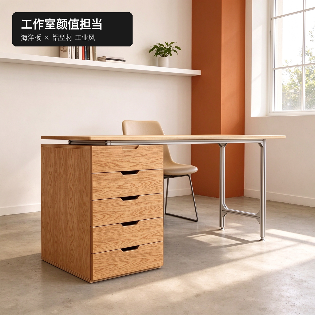 办公桌 / 多层抽屉工作台 / ID952518499684 - 成图