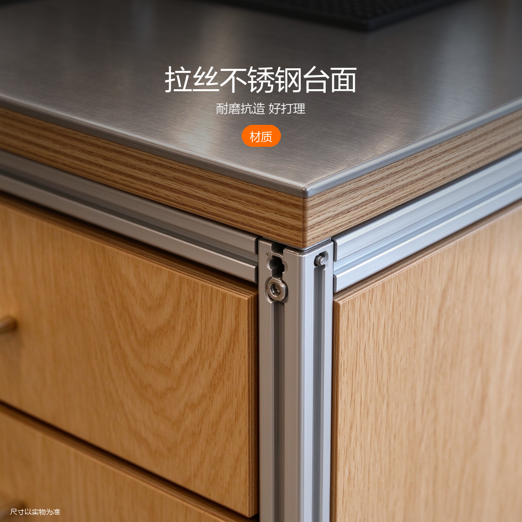 包豪斯不锈钢操作台 - 主图
