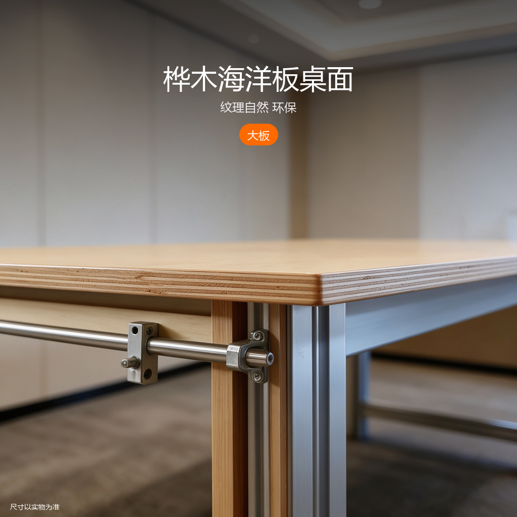 铝型材海洋板会议桌 - 主图