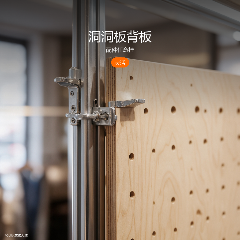 服装店洞洞板展示架 - 主图