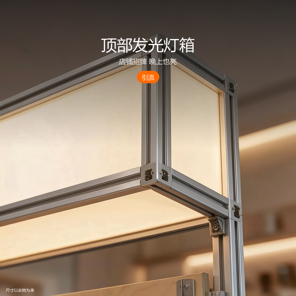 铝型材发光展示墙 - 主图