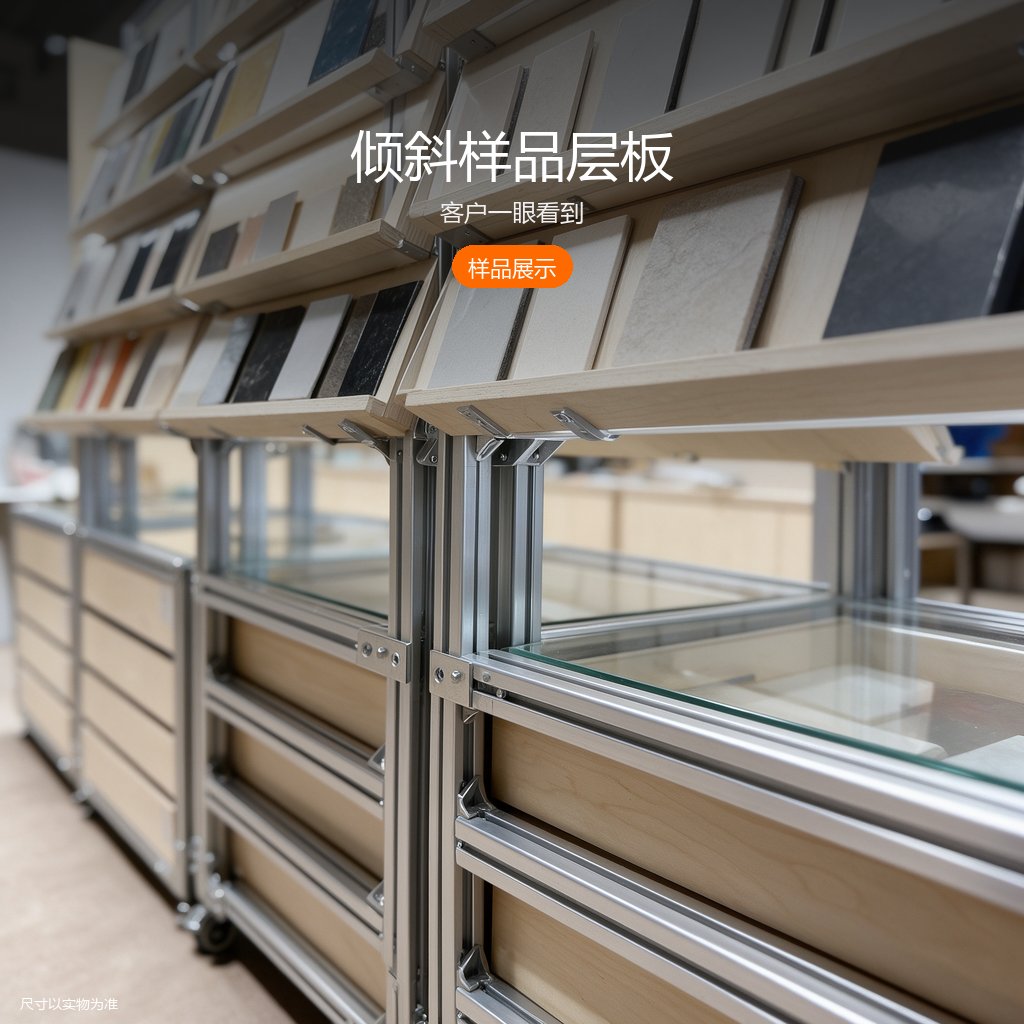 铝型材玻璃样品柜 - 主图