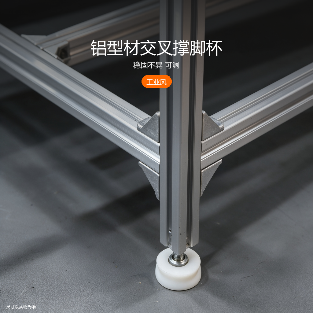 铝型材简约长桌 - 主图