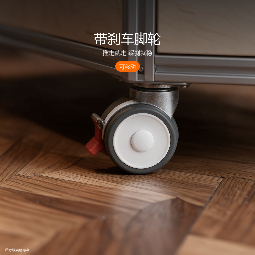 铝型材桦木餐边柜 - 主图