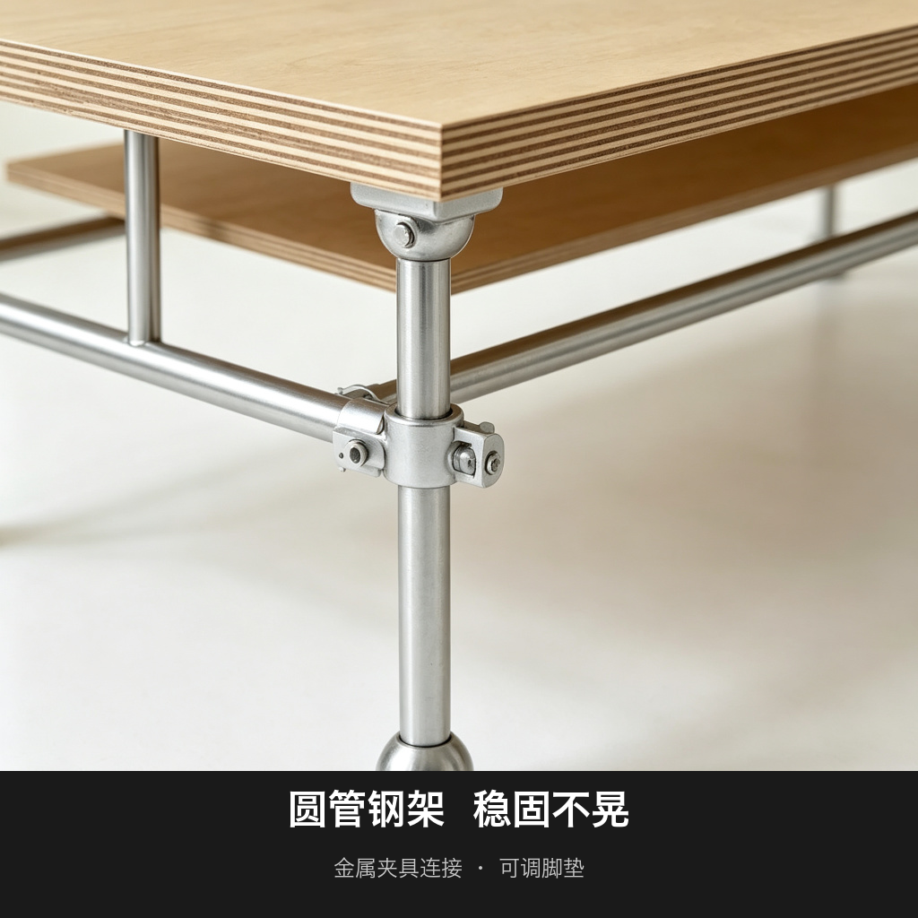 办公桌 / 桦木台式书桌 / ID1038925398515 - 成图