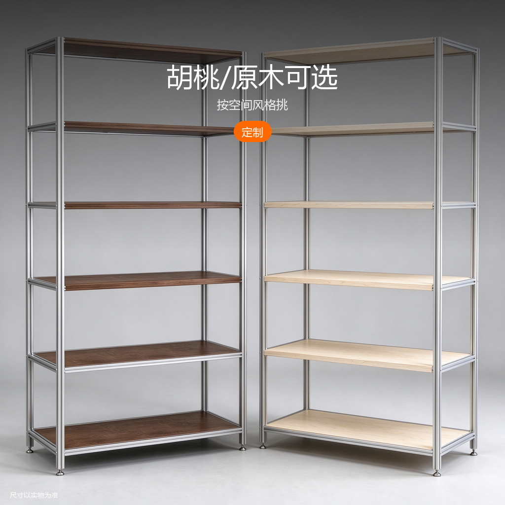 桦木搁板收纳架 / ID957614465011 - 主图
