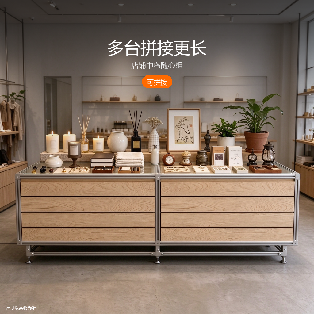 商场中岛展示台 - 主图