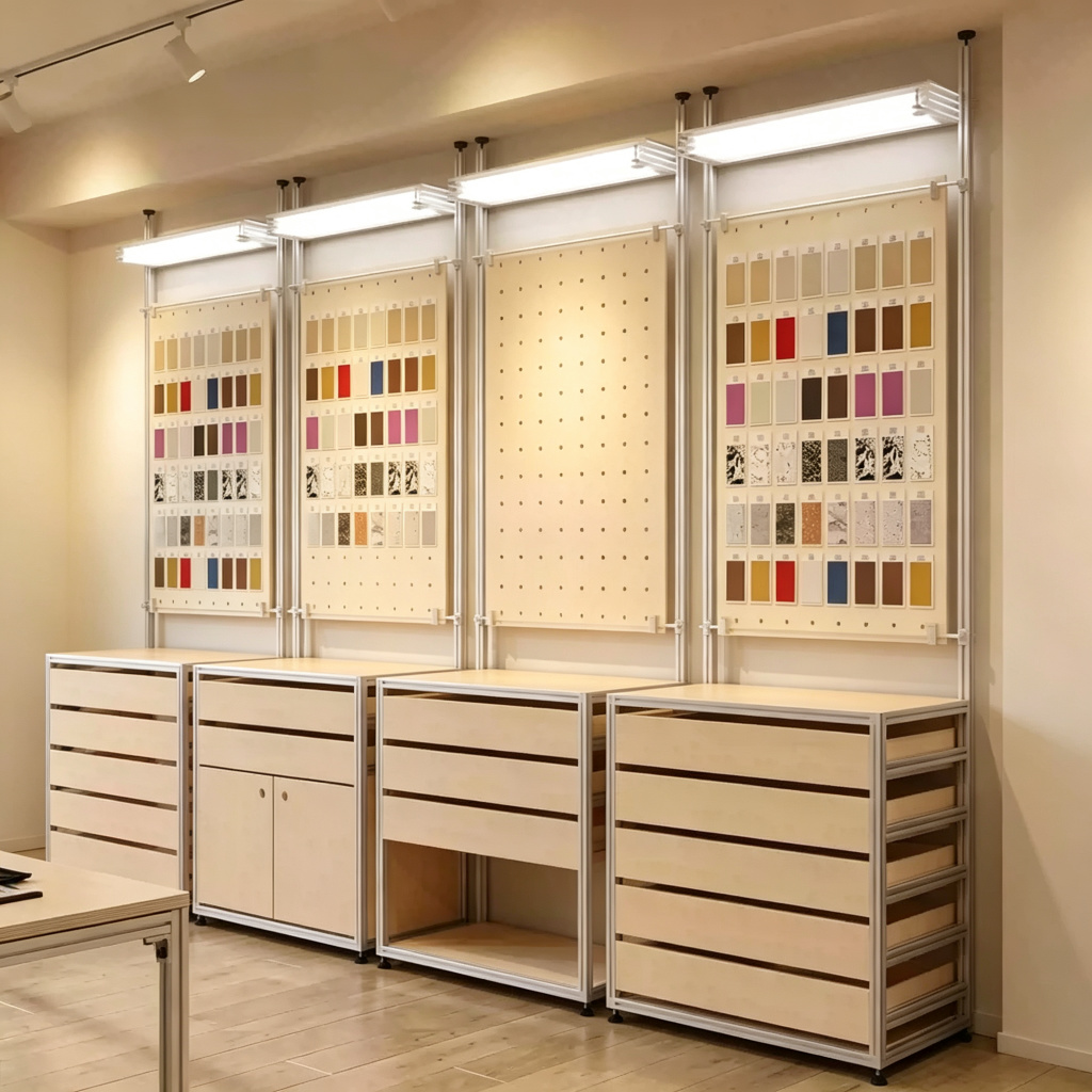 展示柜 / 中岛洞洞板 / ID891118477139 - 底图