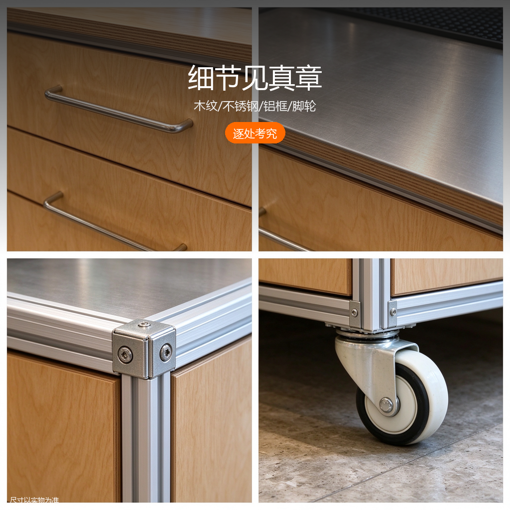 包豪斯不锈钢操作台 - 主图
