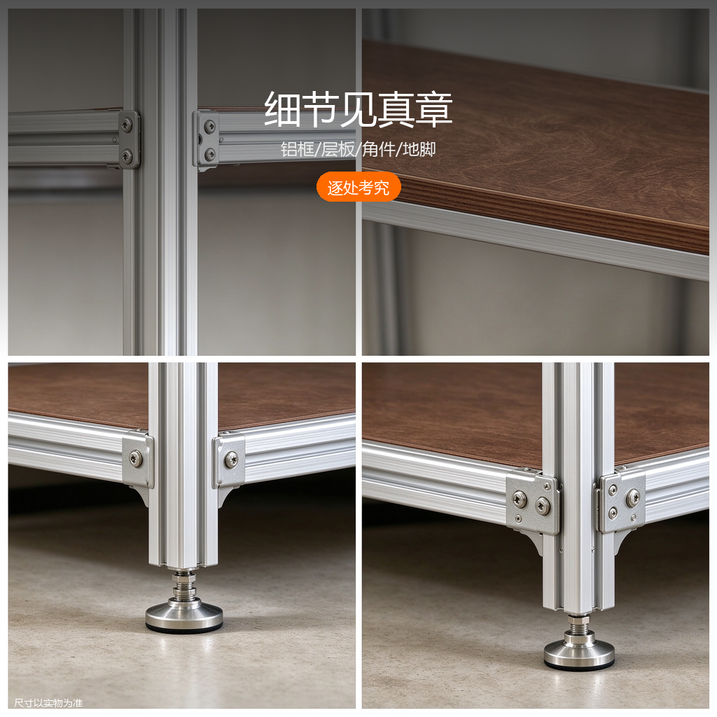 桦木搁板收纳架 / ID957614465011 - 主图