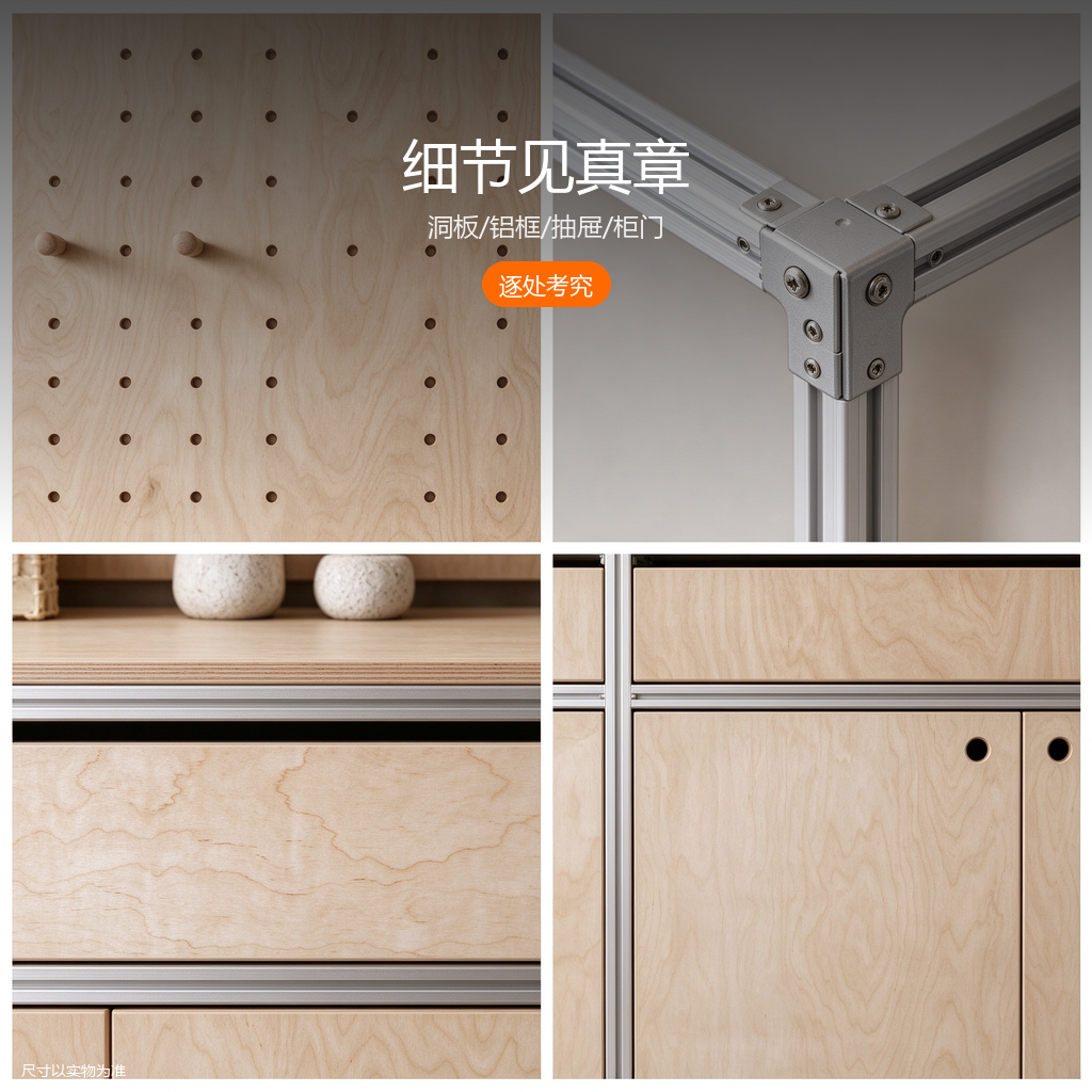 铝型材展示柜洞洞板 / ID994797665220 - 主图