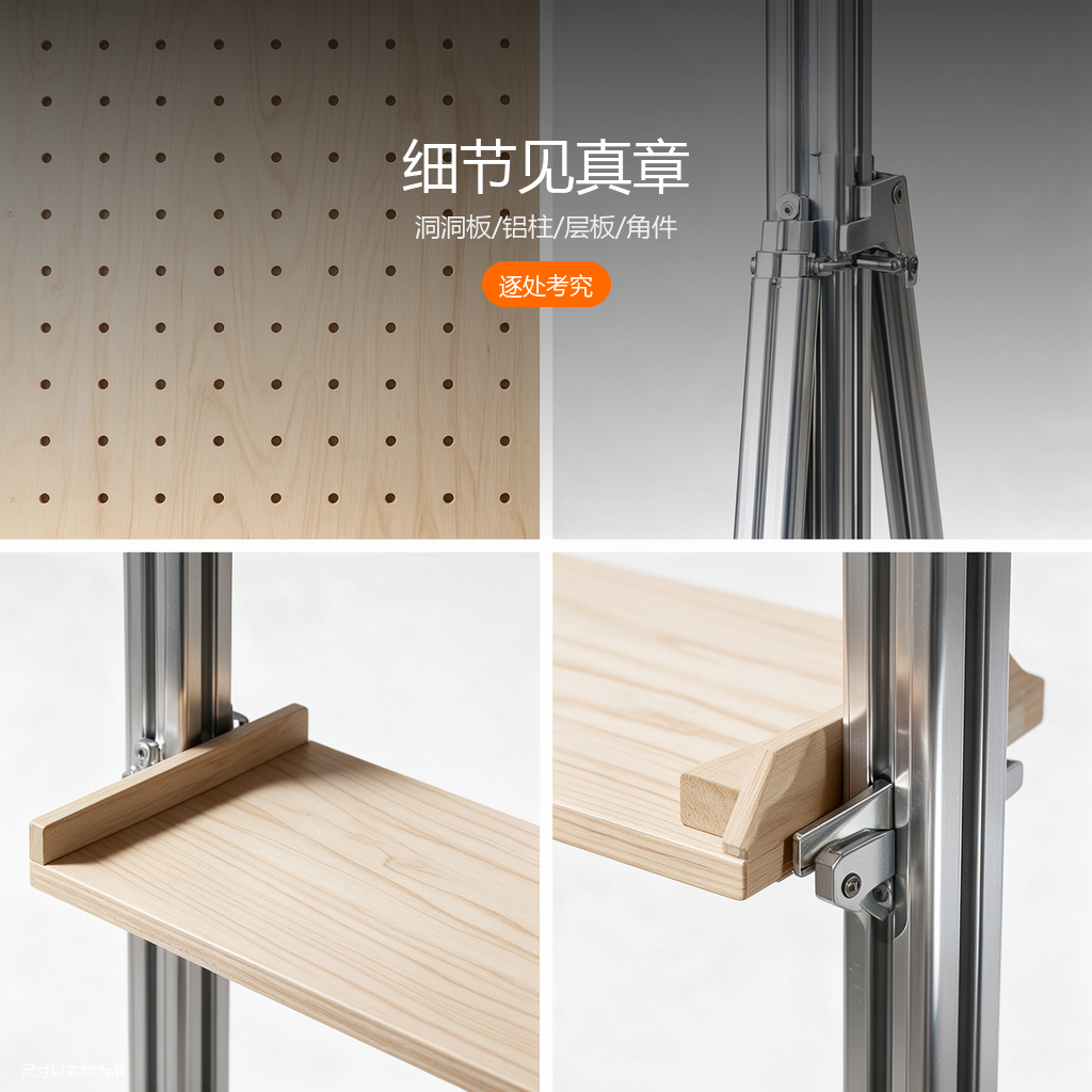 服装店洞洞板展示架 - 主图