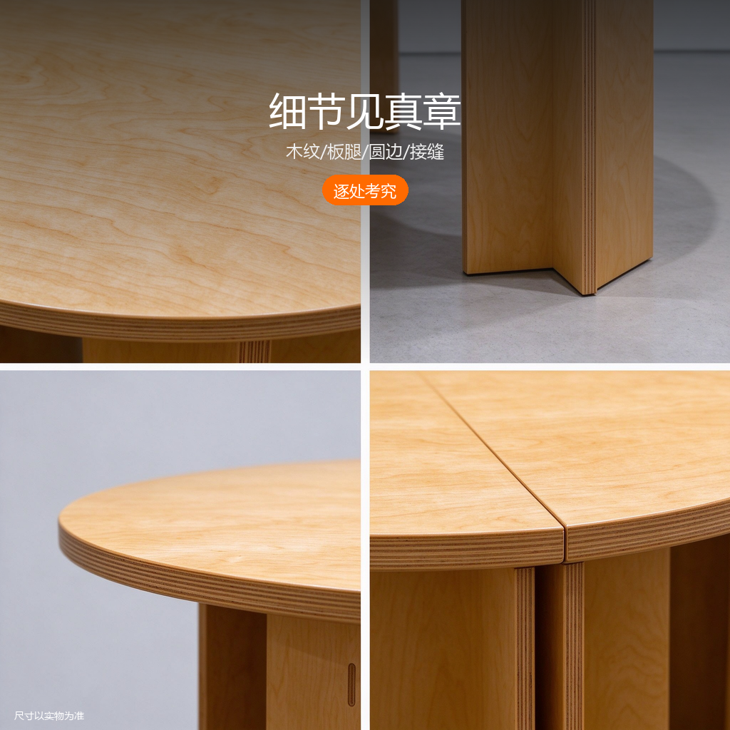 海洋板圆桌展示台 - 主图