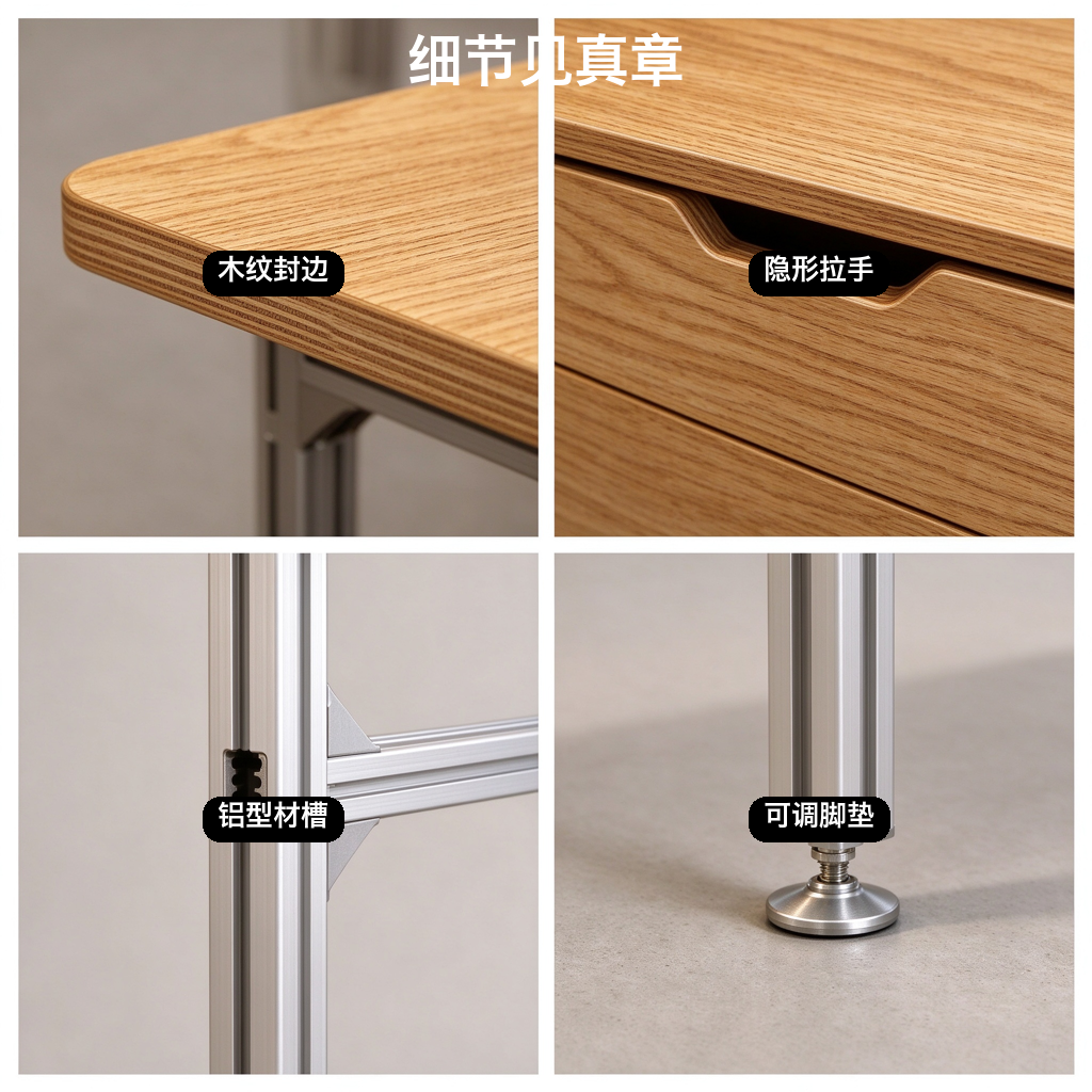 办公桌 / 多层抽屉工作台 / ID952518499684 - 成图