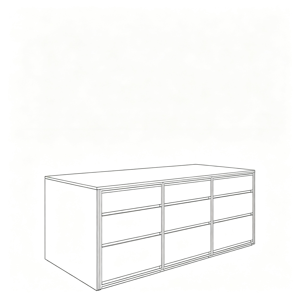 展示柜 / 中岛流水台 / ID1049580356864 - 底图
