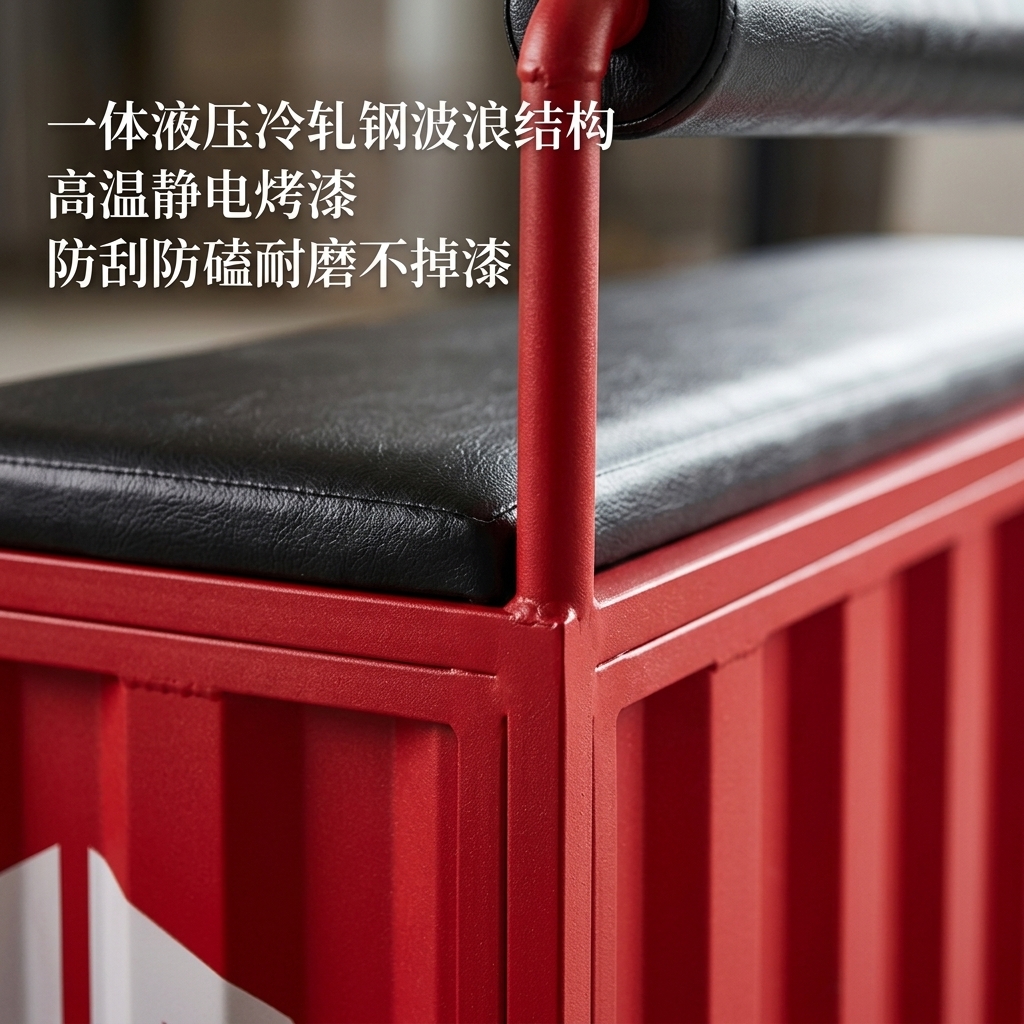 工业风酒吧清吧桌椅组合咖啡厅烧烤店商用创意集装箱铁艺卡座沙发 - 产品图片