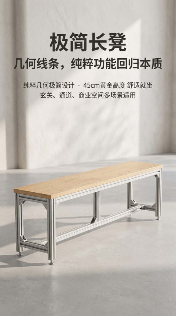 铝型材桌椅卡座休闲区桌椅组合茶几创意卡座储物柜商用转角卡座 - 产品图片
