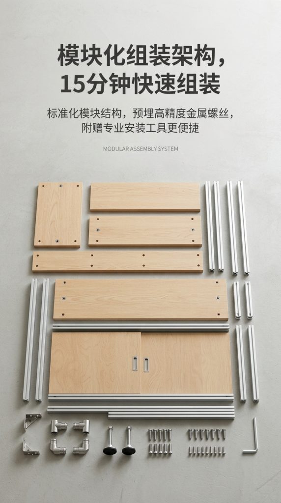 木质多层展示架中岛流水台商业陈列架简约现代展柜茶叶店文创展柜 - 产品图片
