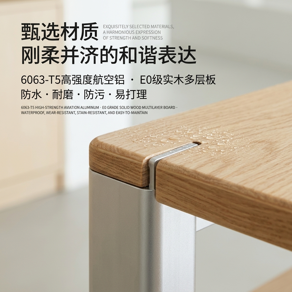 木质多层展示架中岛流水台商业陈列架简约现代展柜茶叶店文创展柜 - 产品图片