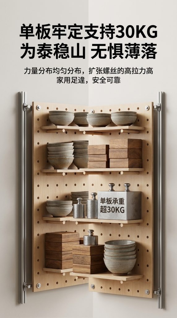 壁挂洞洞板 / Pegboard - 详情图
