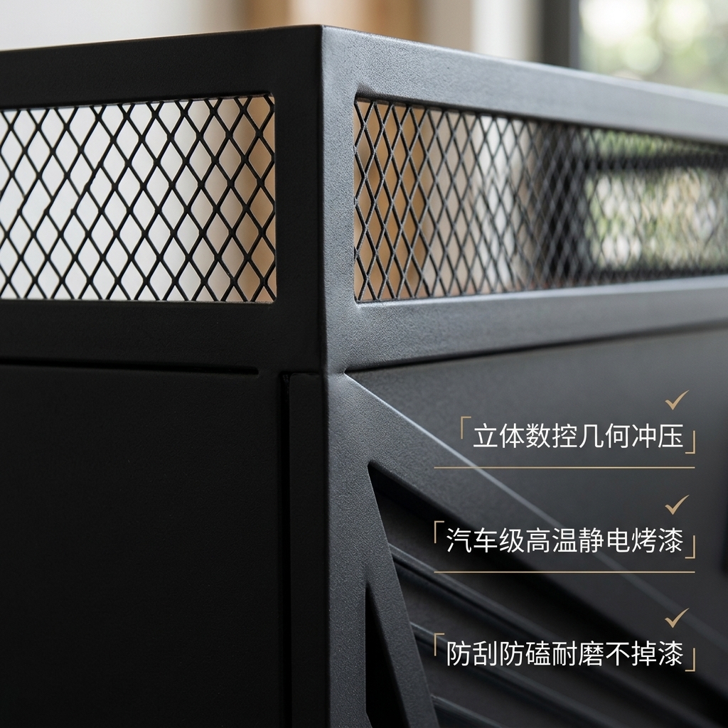 北欧ins网红服装店收银台吧台奶茶店咖啡厅复古小型前台接待柜台 - 产品图片