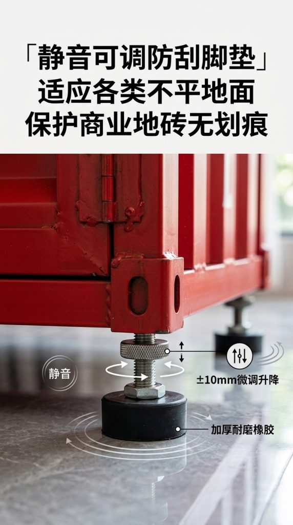 工业风复古餐柜创意文件柜集装箱设计做旧铁柜子玄关储物柜收纳柜 - 产品图片