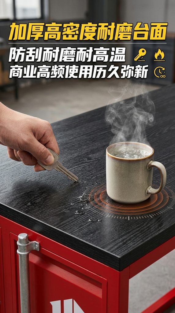 工业风卡座桌椅酒吧清吧小酒馆咖啡厅休息区洽谈桌椅网红餐饮家具 - 产品图片
