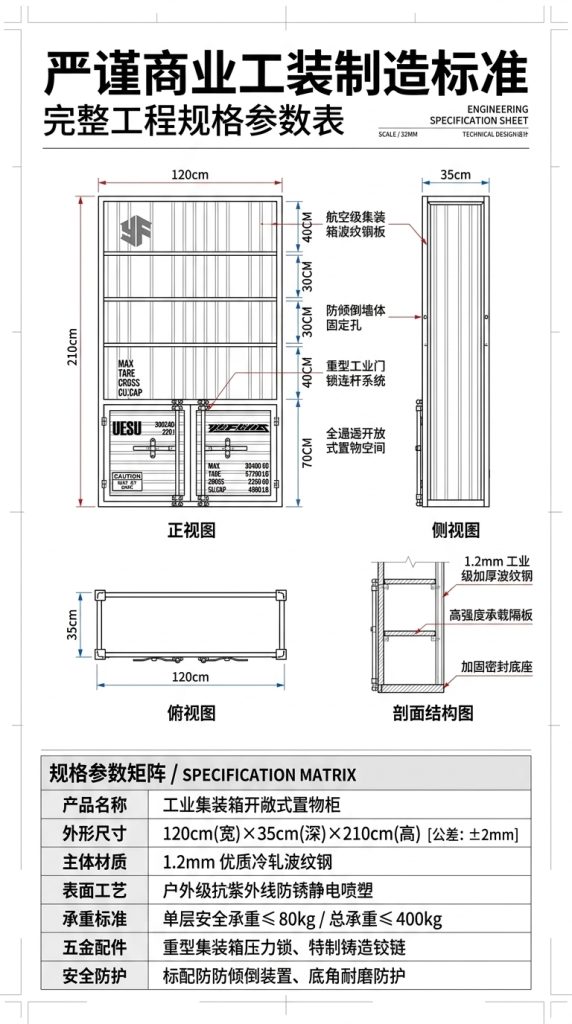 酒柜展示柜手办产品乐高陈列柜工业风集装箱商用展示玻璃柜置物架 - 产品图片