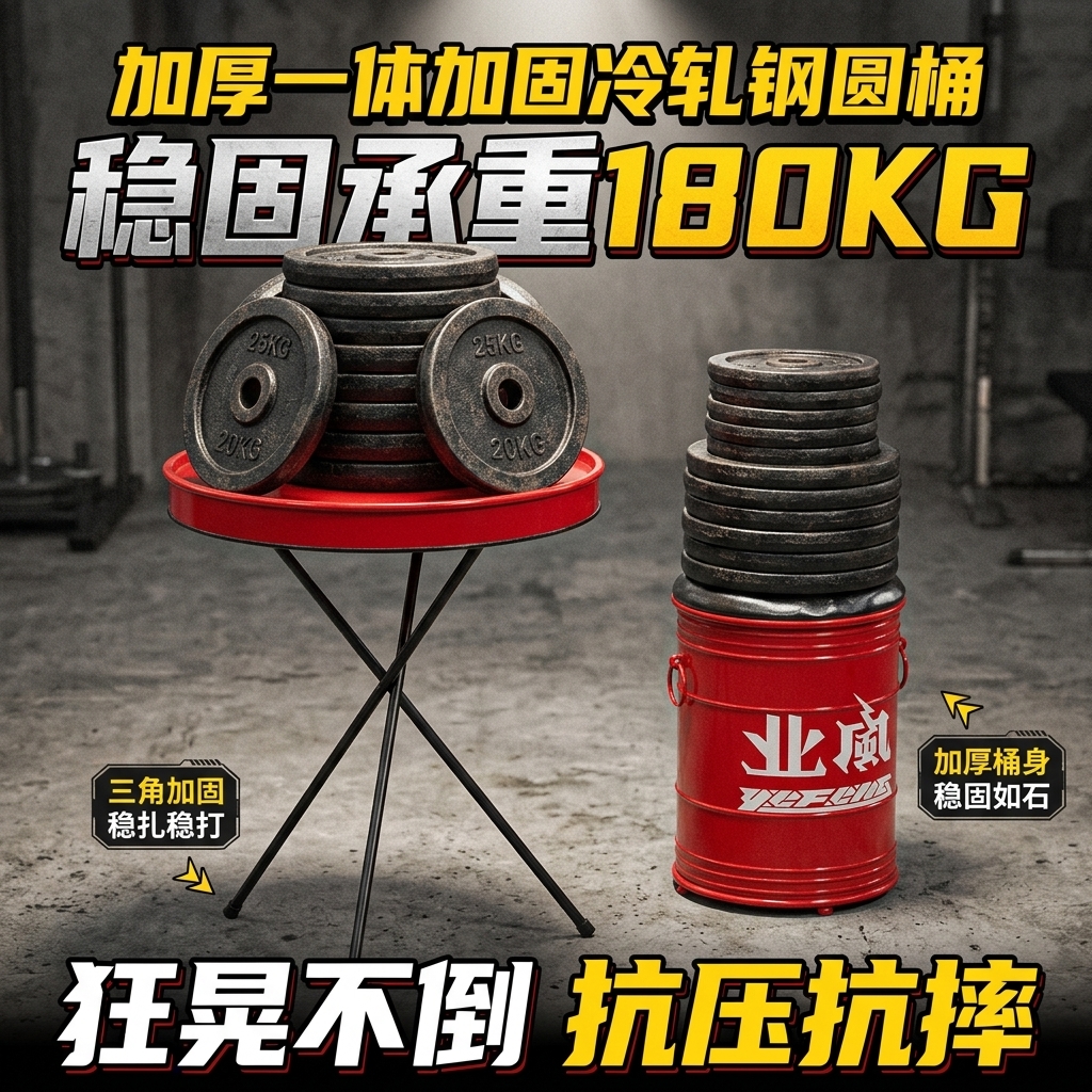 工业风桌椅组合奶茶咖啡店商用创意汽修店铺健身房休息区等候座椅 - 产品图片