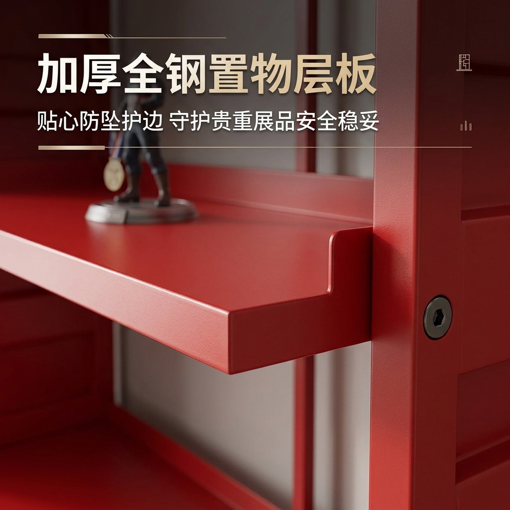 产品展示架陈列架玩具架子中岛柜展示柜子隔断商用奖牌手办展示柜 - 产品图片