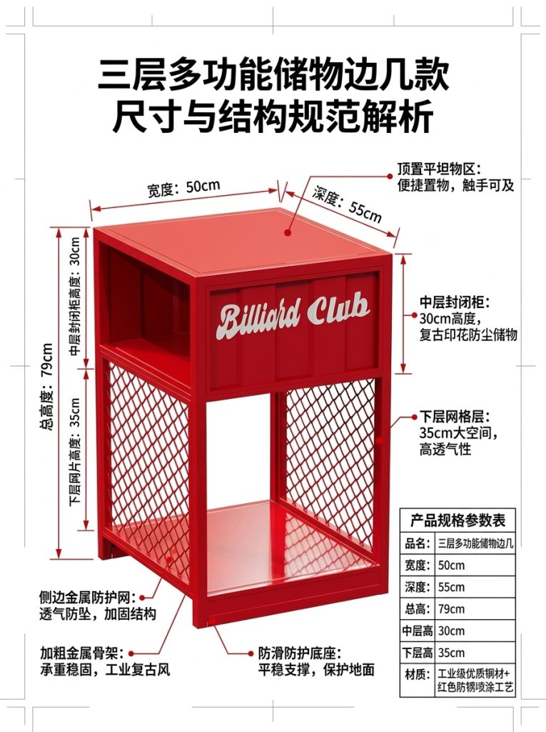 工业风台球厅观球椅新款桌球休息专用观球椅子观战看球台球室桌椅 - 产品图片