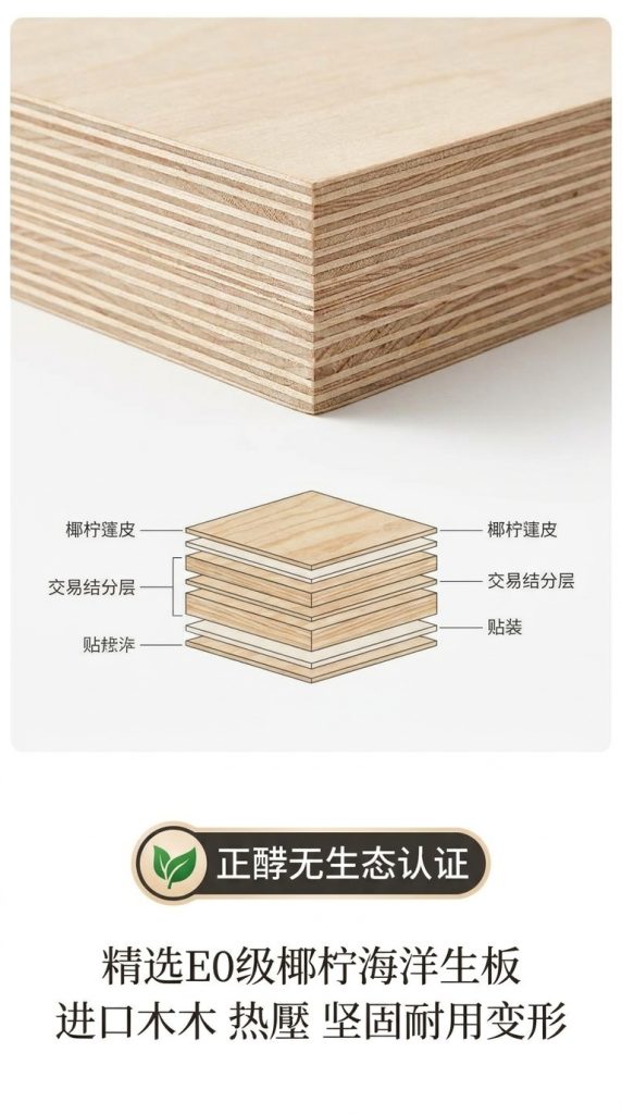 海洋板L型办公桌台式转角电脑桌办公室带抽屉书桌现代风工业桌子 - 产品图片