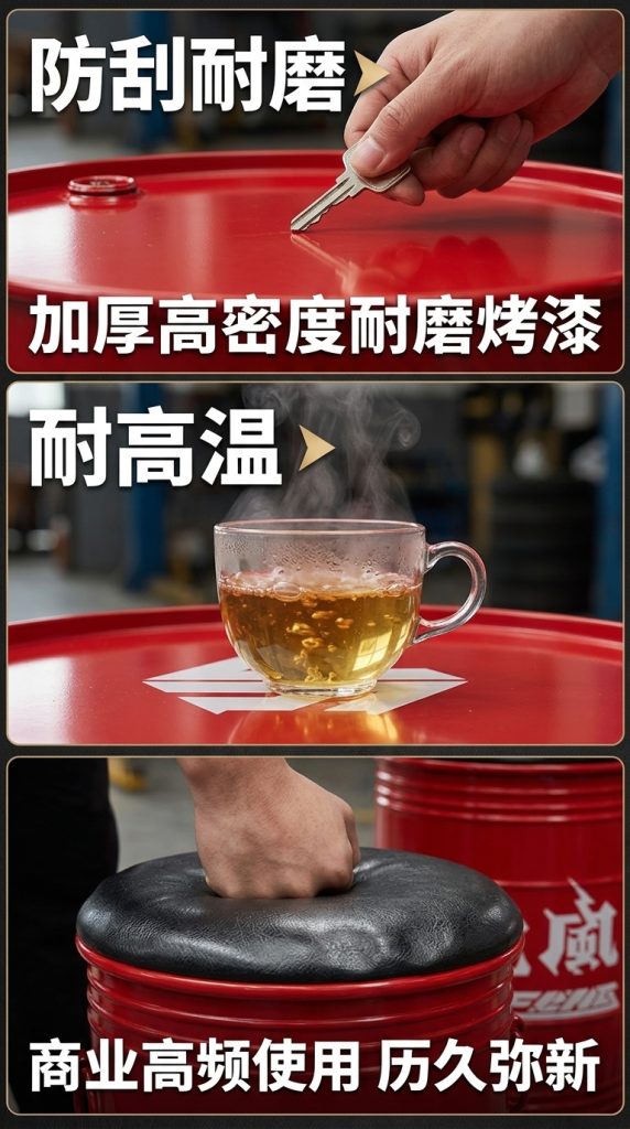 工业风桌椅组合奶茶咖啡店商用创意汽修店铺健身房休息区等候座椅 - 产品图片