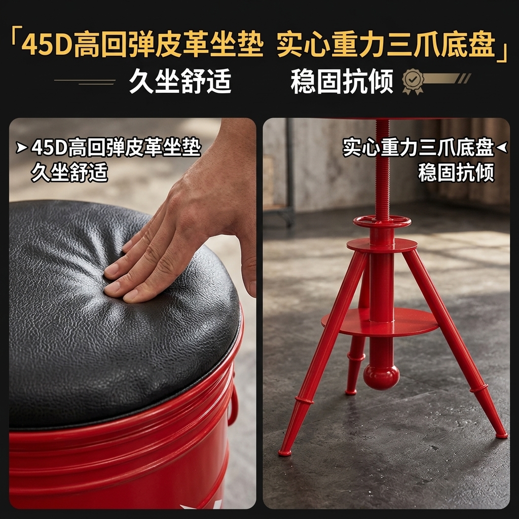 工业风桌椅组合网红奶茶店咖啡厅等候接待区域酒吧清吧露营风桌椅 - 产品图片
