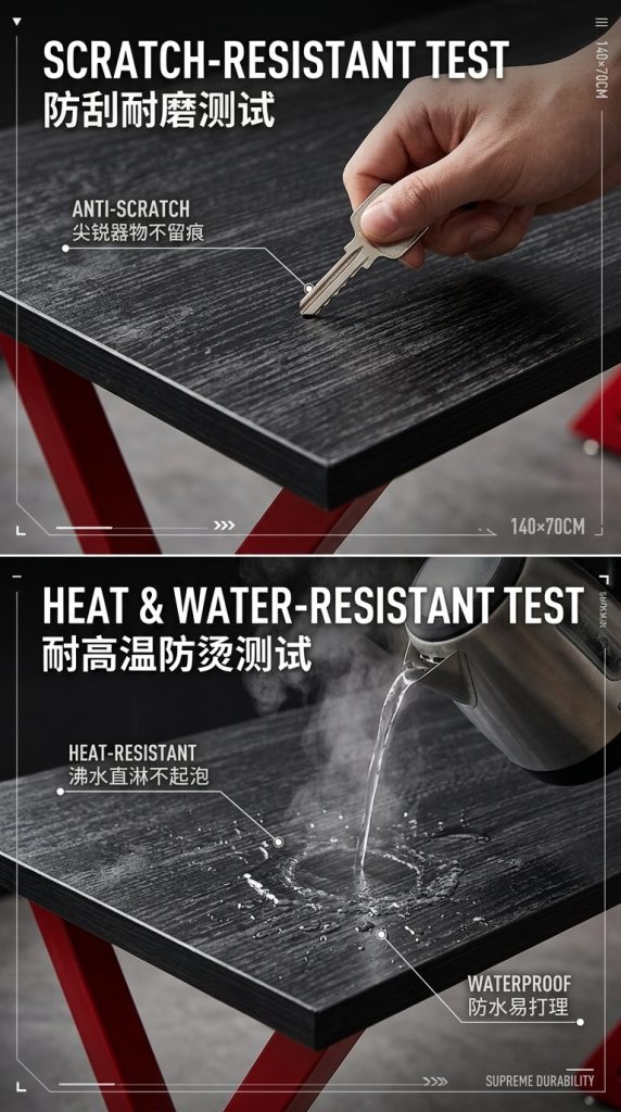 工业风酒吧清吧桌椅组合奶茶店咖啡厅卡座甜品店商用铁艺休闲桌椅 - 产品图片