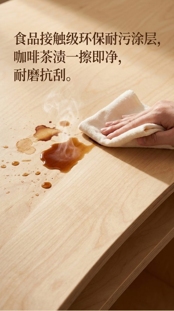 海洋板异形中岛台商业空间展示台咖啡店设计感桌椅圆弧形流水台 - 产品图片