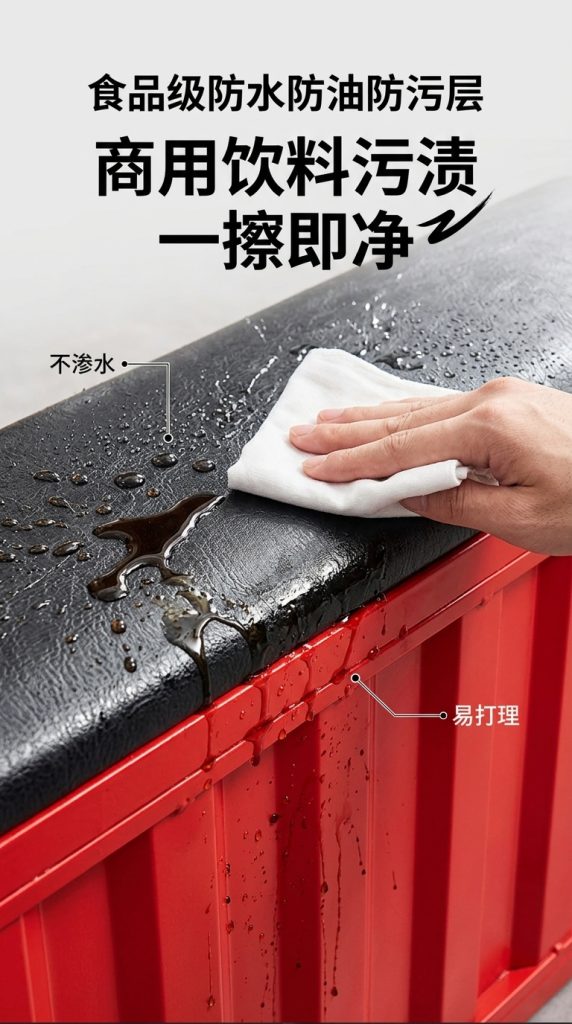 工业风长条凳网红奶茶店咖啡厅餐饮健身房收纳换鞋凳酒吧等候长凳 - 产品图片