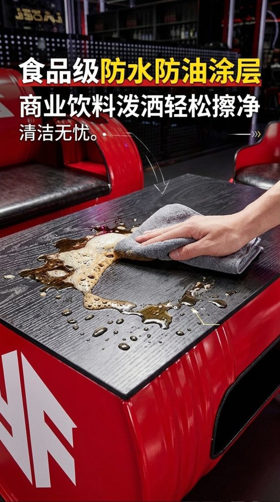 酒吧桌椅组合油桶沙发ktv铁艺茶几服装店创意工业风复古卡座沙发 - 产品图片