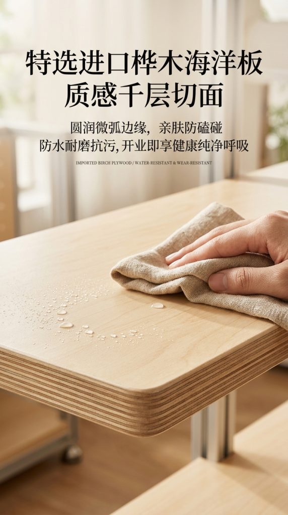 阶梯置物架商超多层陈列架海洋板店铺展示架洞洞板落地式收纳货架 - 产品图片