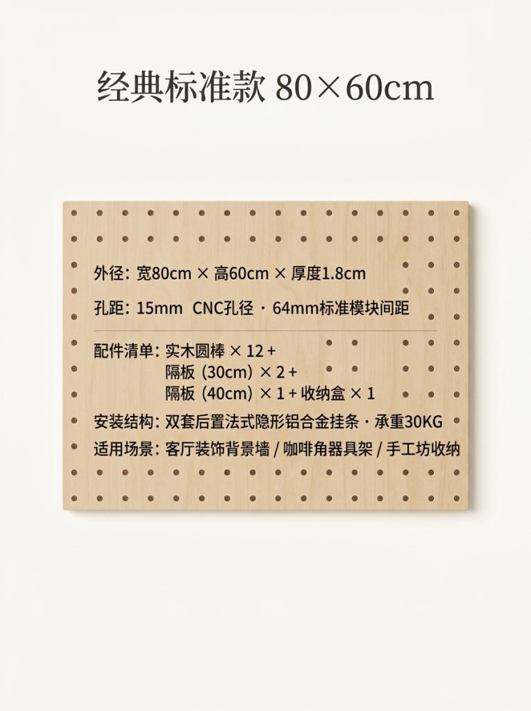 壁挂洞洞板 / Pegboard - 主图
