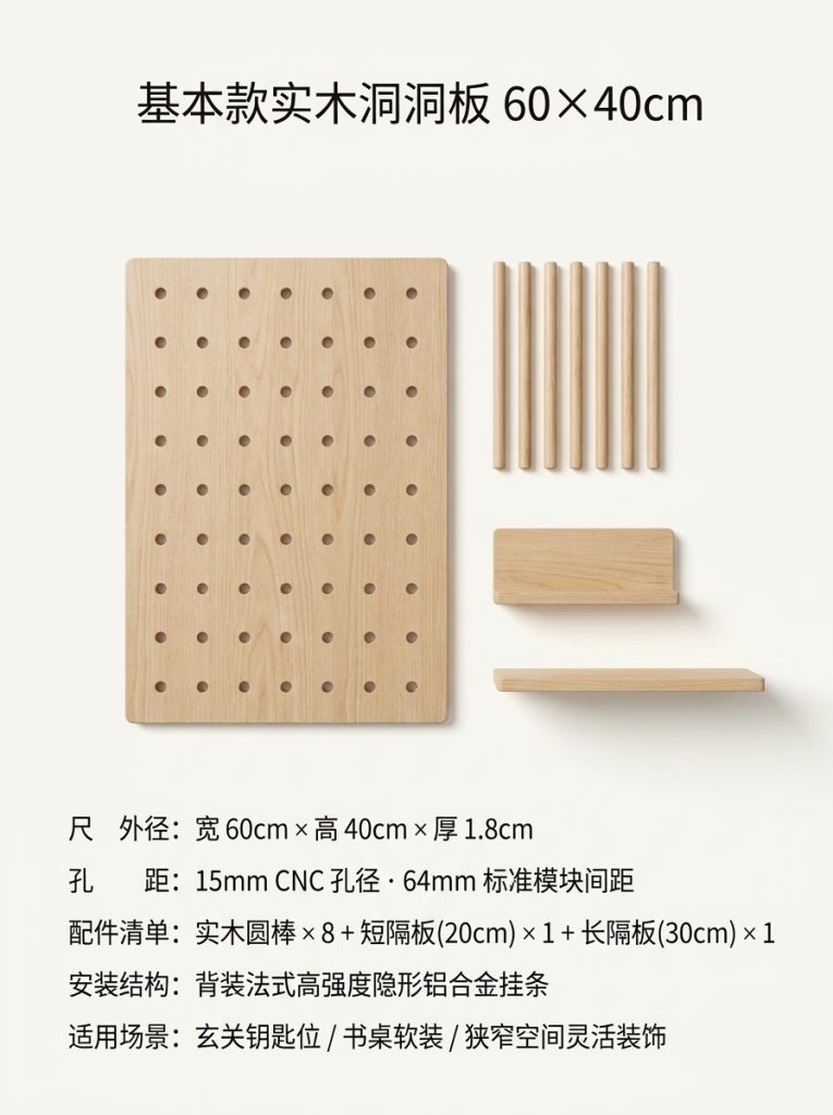 壁挂洞洞板 / Pegboard - 主图